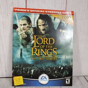 Prima Official Strategy Guide Lord Of The Rings Two Towers Game Book USED